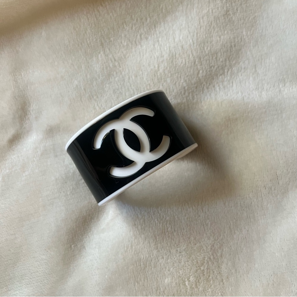 Authentic Chanel Resin Cuff Bracelet